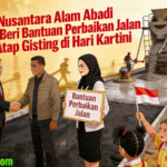 Semangat Kartini Ketua Yayasan Nusantara Alam Abadi Lampung: Bantu Perbaikan Akses Jalan Sekolah TK Satu Atap Gisting