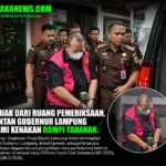 Keluar dari Ruang Pemeriksaan,Mantan Gubernur Lampung Resmi Kenakan Rompi Tahanan.