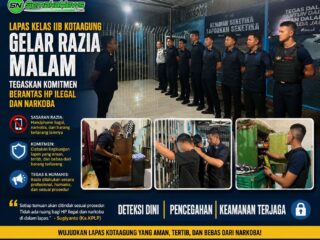 Lapas Kelas IIB Kotaagung Gelar Razia Malam, Tegaskan Komitmen Berantas HP Ilegal dan Narkoba