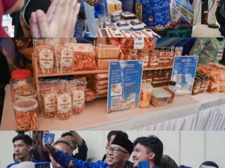Sekitar 220 pelaku UMKM menyambut antusias kehadiran Gubernur Lampung,