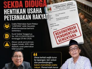 Ironi di Tanggamus: Bupati Bicara Kesejahteraan, Sekda Diduga Hentikan Usaha Peternakan Rakyat