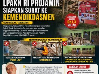 Revitalisasi SDN Pampangan Diduga Bermasalah, LPAKN RI Projamin Siapkan Surat ke Kemendikdasmen Dan Ke APH