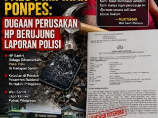 Dari Lemari Santri ke Palu Pimpinan Ponpes: Dugaan Perusakan HP Berujung Laporan Polisi