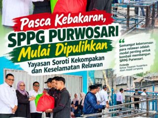 Pasca Kebakaran, SPPG Purwosari Mulai Dipulihkan: Yayasan Soroti Kekompakan dan Keselamatan Relawan