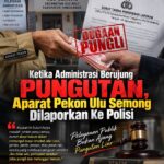 Ketika Administrasi Berujung Pungutan, Aparat Pekon Ulu Semong Dilaporkan Ke Polisi
