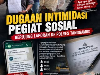 Proyek Jalan Jadi Arena Intimidasi? Oknum Pengawas Diduga Ancam Pegiat Sosial, Laporan Masuk Polres